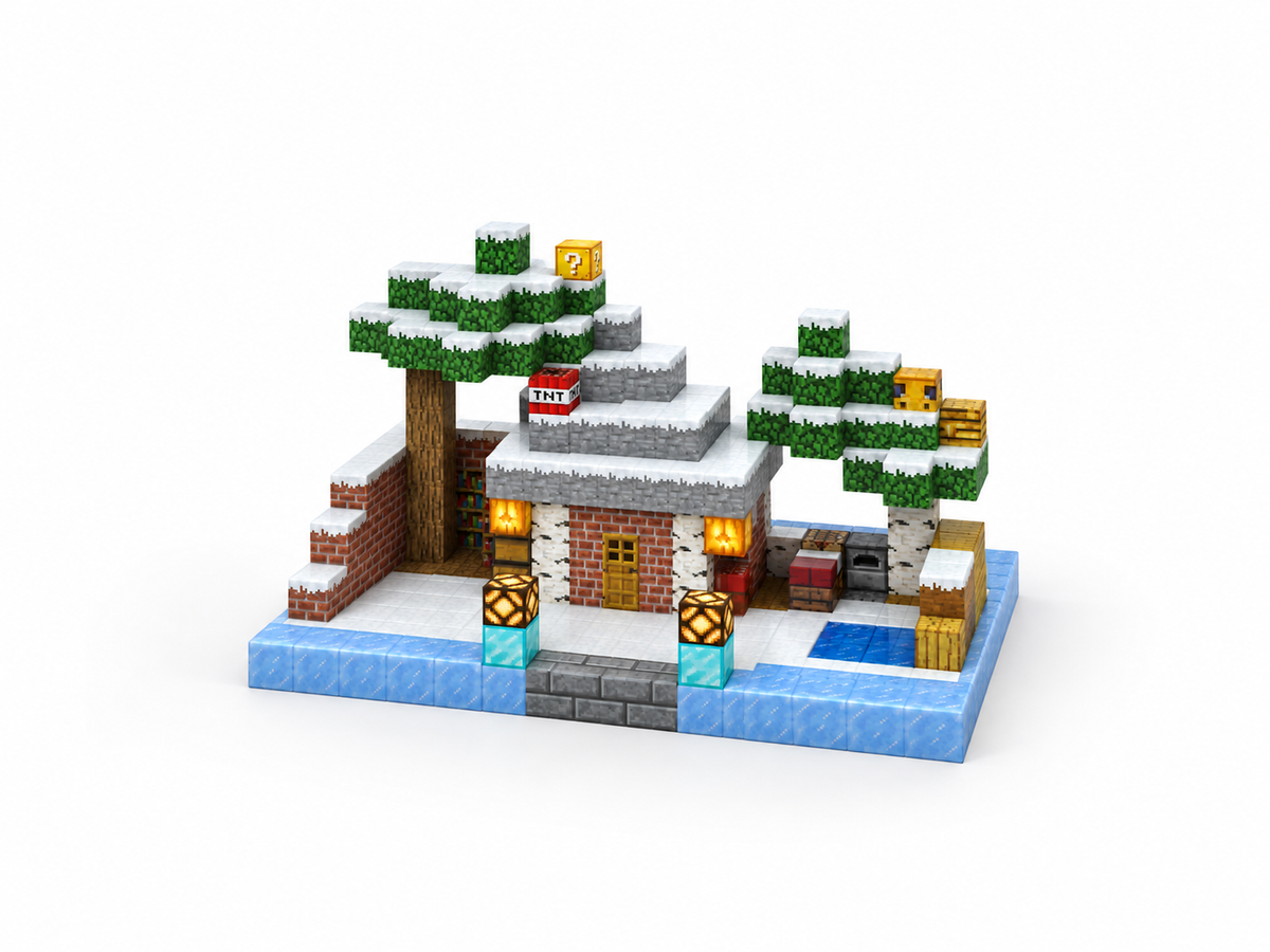 Snow Hut - Magnetiske byggeklodser