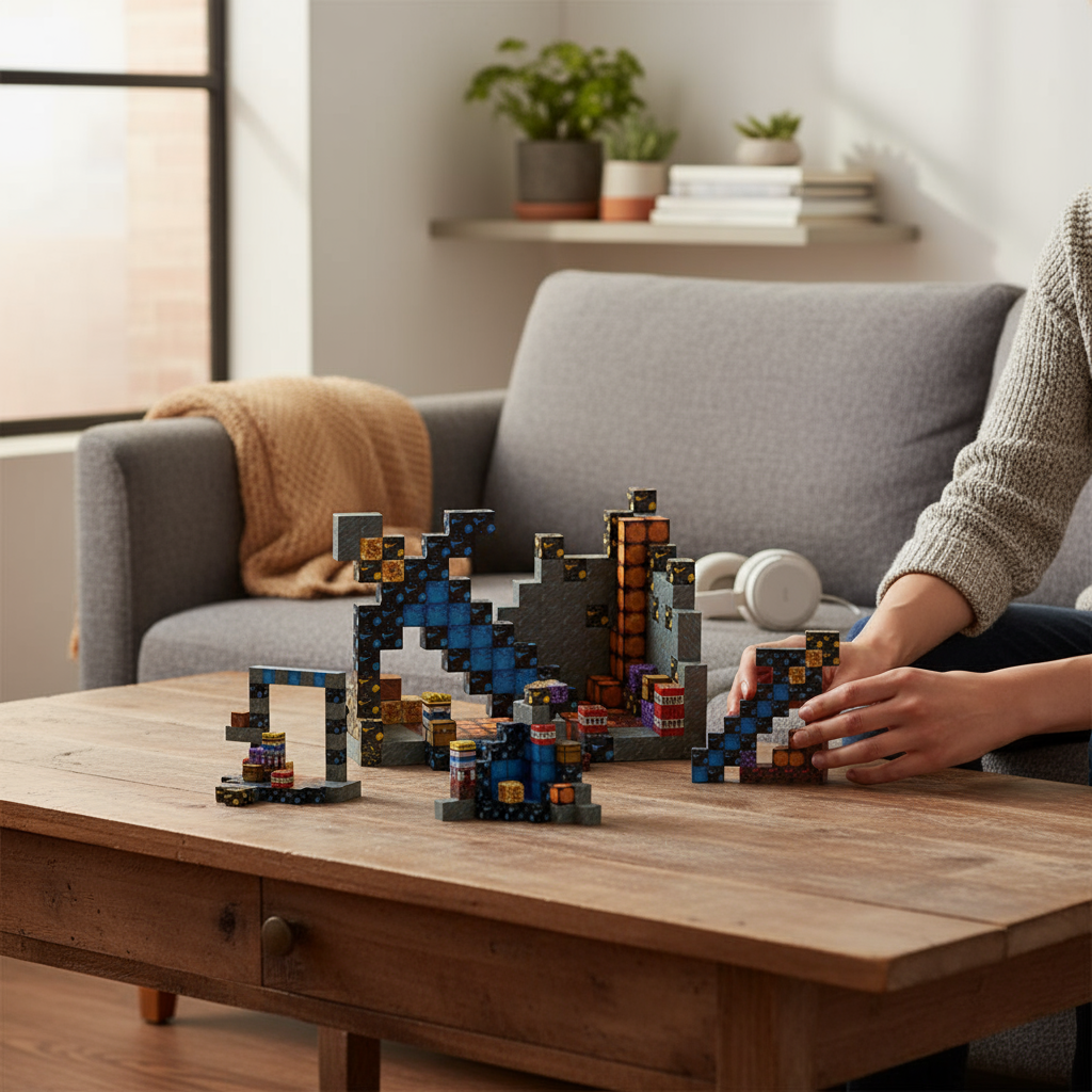 Mine forbidden area - Magnetiske byggeklodser