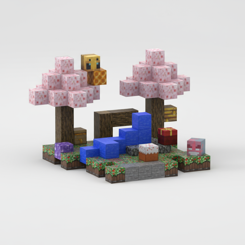 Cherry blossom - Magnetiske byggeklodser