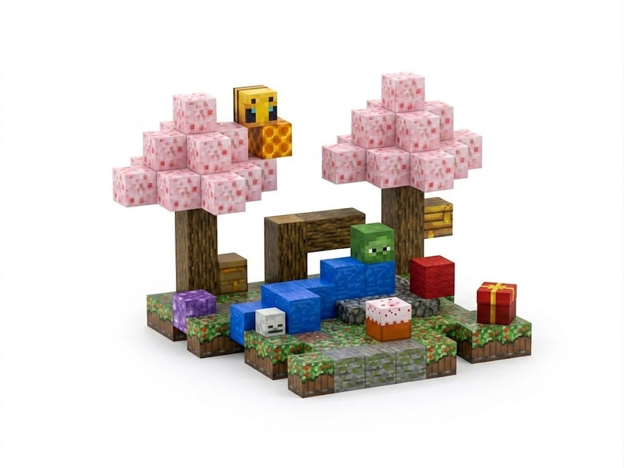 Cherry blossom - Magnetiske byggeklodser