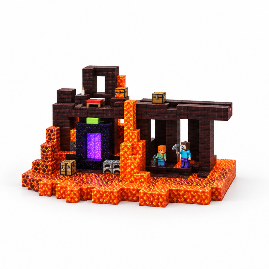Lava Gate - Magnetiske byggeklodser