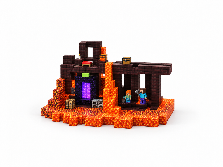 Lava Gate - Magnetiske byggeklodser