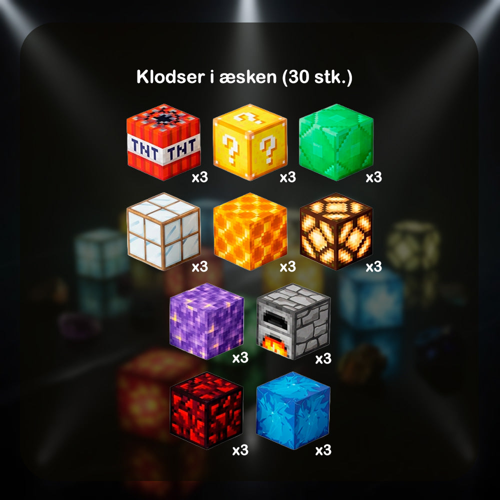 Glow Bricks - Magnetiske byggeklodser