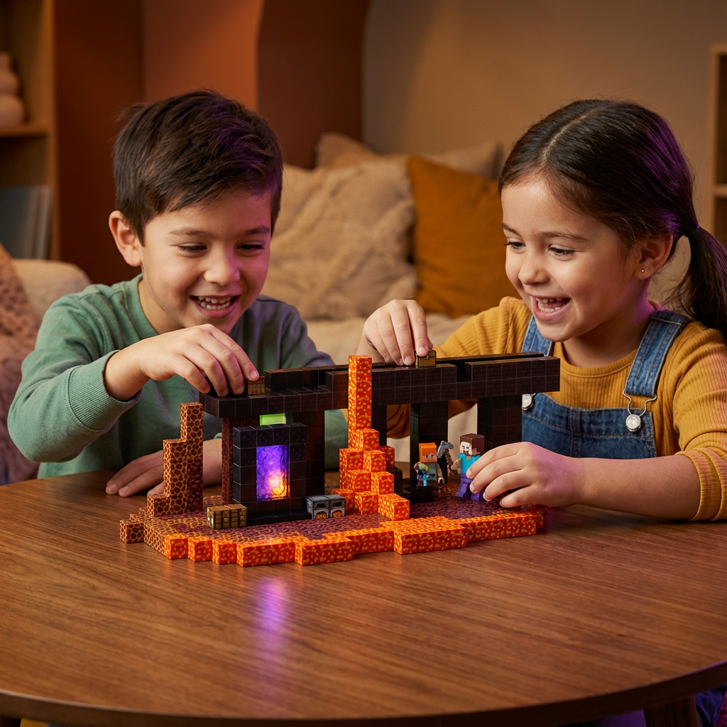 Lava minecraft magnetisk legetøj klikka
