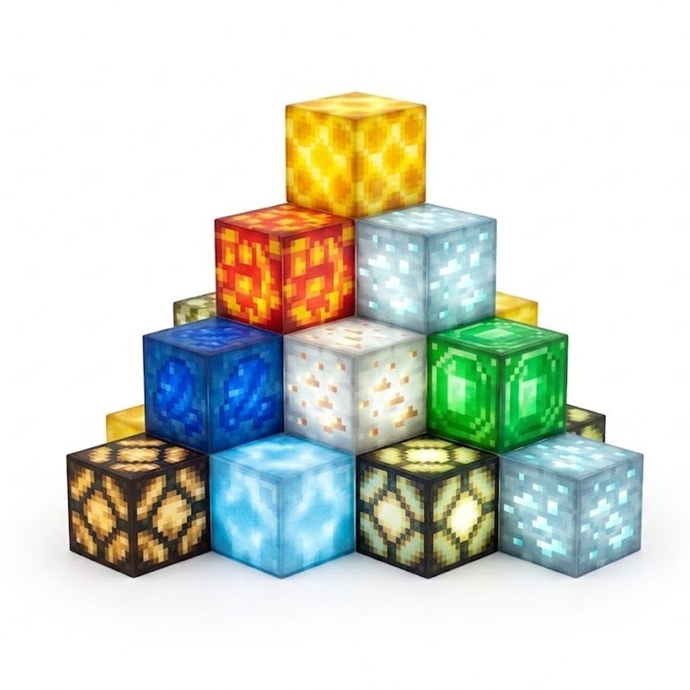 Glow Bricks - Magnetiske byggeklodser