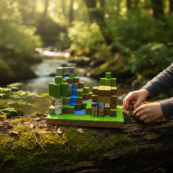 Forest Cabin - Magnetiske byggeklodser